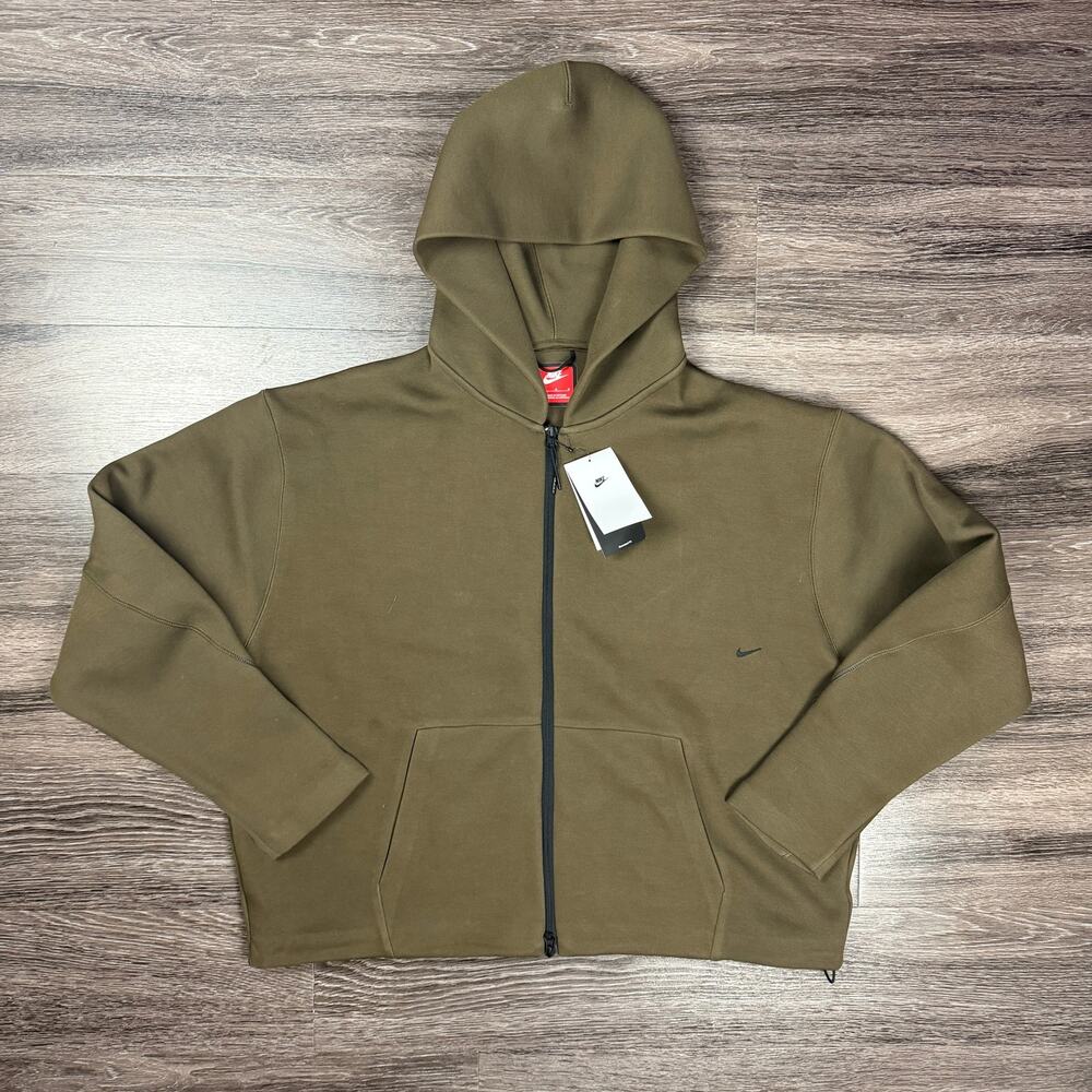 Nike Tech Fleece Ergo Full Zip Hoodie Dark Hazel Men's M NWT IF1319-212
